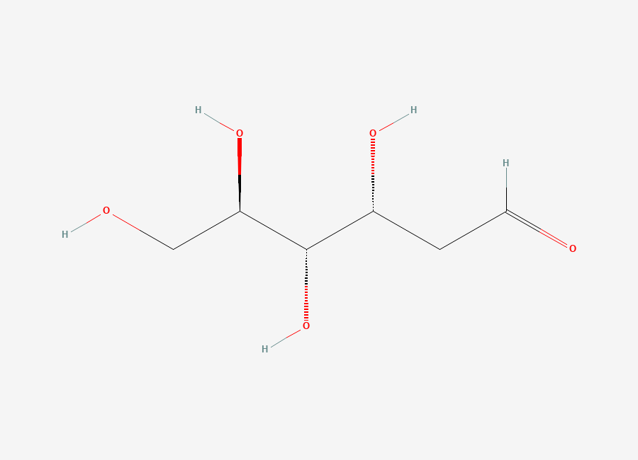 Two-dimensional chemical structure of 2-Deoxyglucose