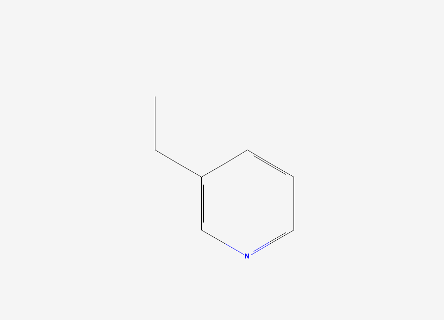Two-dimensional chemical structure of 3-Ethylpyridine