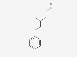 Two-dimensional chemical structure of Phenylisohexanol