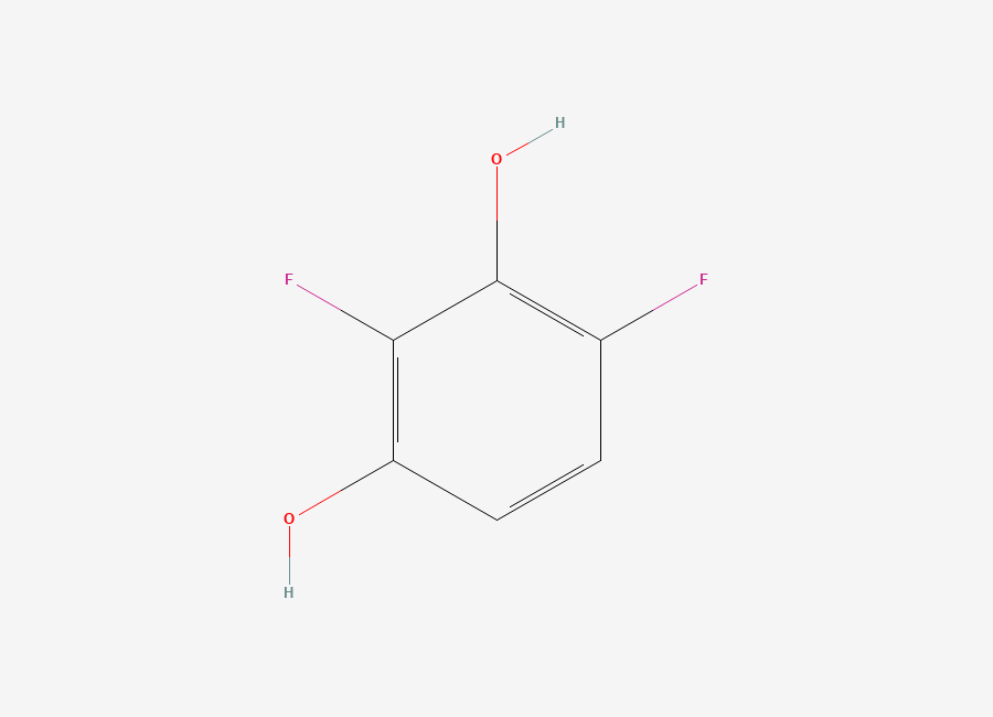 Two-dimensional chemical structure of 2,4-Difluororesorcinol