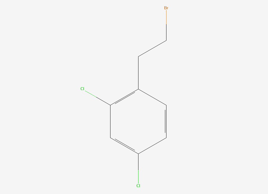 Two-dimensional chemical structure of 2,4-Dichlorophenethyl bromide
