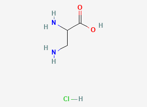 Two-dimensional chemical structure of 2,3-Diaminopropionic acid hydrochloride