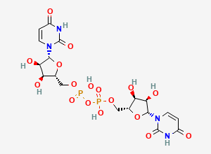 Two-dimensional chemical structure of P1, P2-Di(Uridine-5')-Diphosphate, CAS 26184-65-6