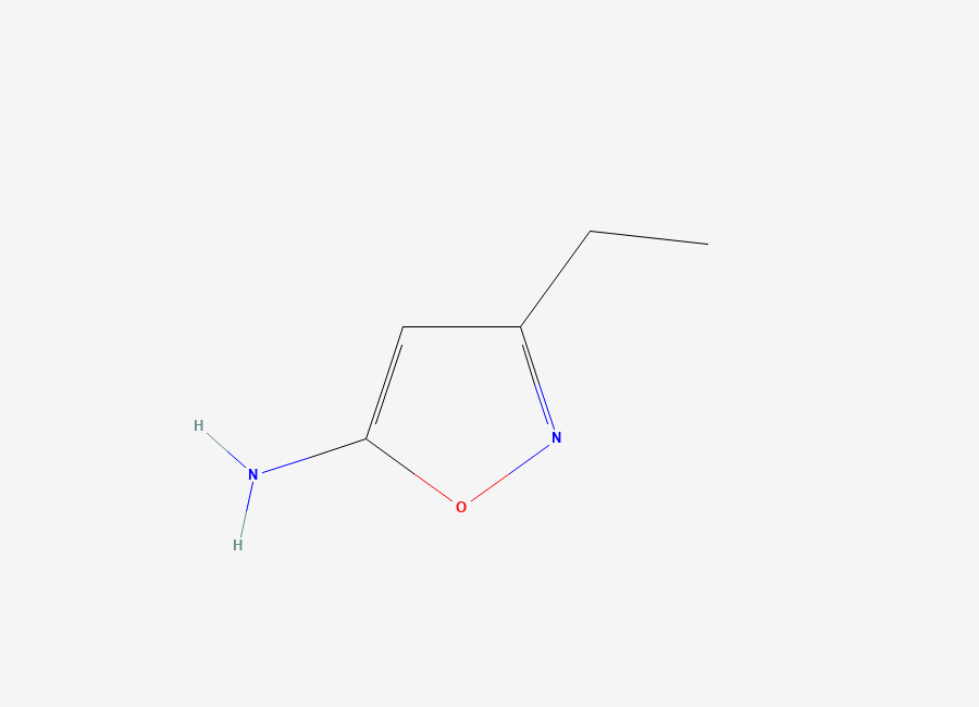 Two-dimensional chemical structure of 3-Ethyl-1,2-oxazol-5-amine