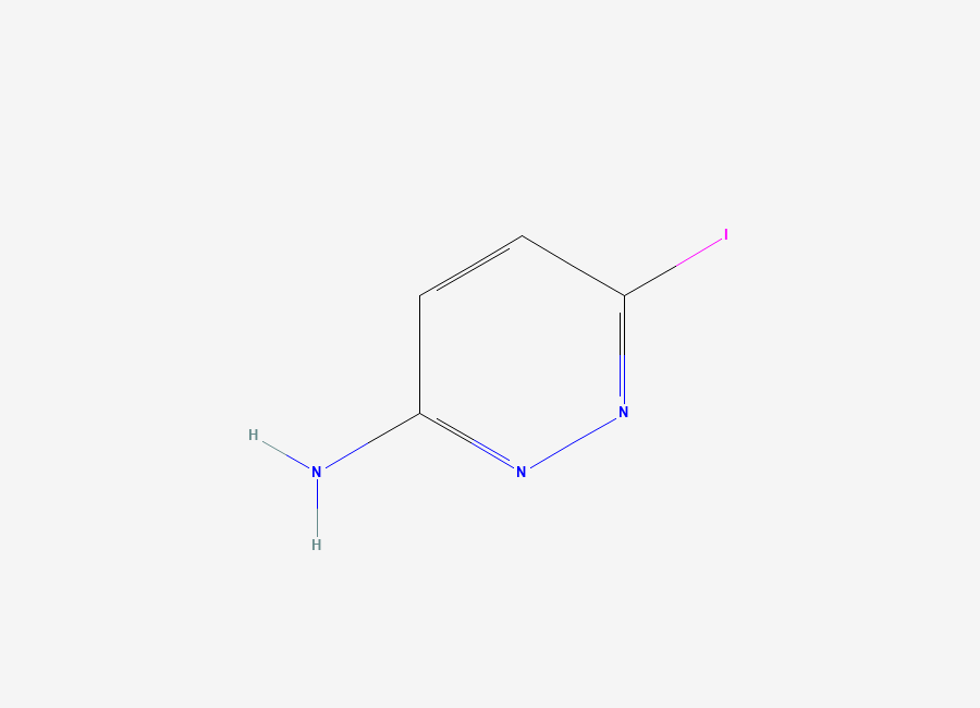 Two-dimensional chemical structure of 6-Iodopyridazin-3-amine
