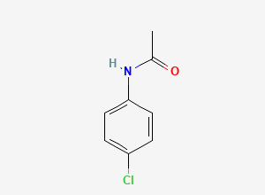 Two-dimensional chemical structure of Paracetamol EP Impurity J, CAS 539-03-7