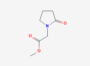 Two-dimensional chemical structure of Piracetam EP Impurity B, CAS 59776-88-4