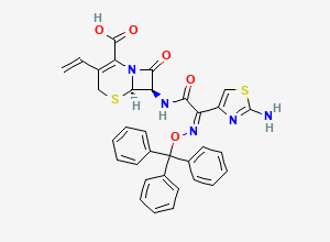 Two-dimensional chemical structure of Cefdinir Impurity 70