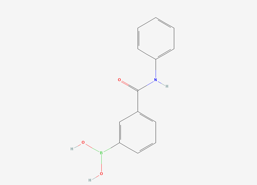 Two-dimensional chemical structure of 3-(Phenylcarbamoyl)benzeneboronic acid