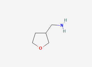 Two-dimensional chemical structure of (Tetrahydrofuran-3-yl)methanamine