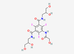 Two-dimensional chemical structure of N-Desmethyl Lomeprol, CAS 77868-40-7