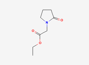 Two-dimensional chemical structure of Piracetam EP Impurity C, CAS 61516-73-2