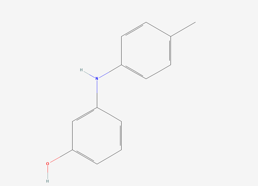 Two-dimensional chemical structure of Phentolamine Mesilate EP Impurity C/ Phentolamine Amine Analog, CAS 61537-49-3
