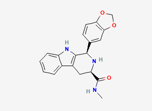 Two-dimensional chemical structure of Tadalafil Impurity K, CAS 951661-82-8