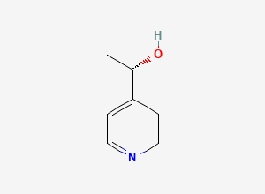 Two-dimensional chemical structure of (S)-(-)-alpha-Methyl-4-pyridinemethanol