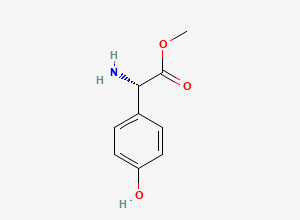 Two-dimensional chemical structure of Amoxicillin Related Compound 1 (free base), CAS 26531-82-8