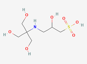Two-dimensional chemical structure of N-(Tris(hydroxymethyl)methyl)-3-amino-2-hydroxypropanesulfonic acid