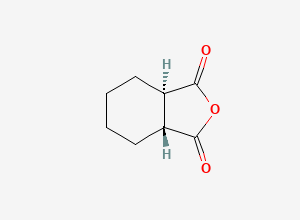 Two-dimensional chemical structure of trans-Cyclohexane-1,2-dicarboxylic anhydride