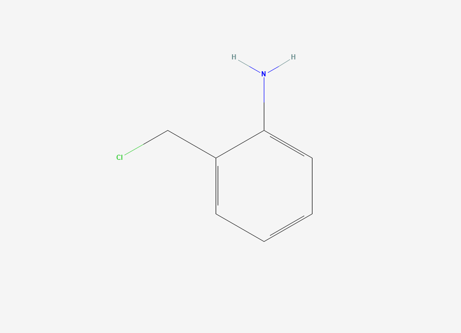 Two-dimensional chemical structure of 2-Chloromethylaniline