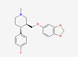 Two-dimensional chemical structure of Paroxetine Related Compound F, CAS 110429-36-2