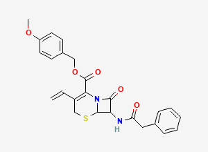 Two-dimensional chemical structure of Cephalosporin Impurity 7