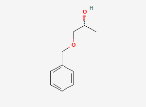 Two-dimensional chemical structure of (2R)-1-(benzyloxy)propan-2-ol