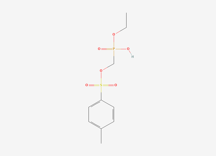 Two-dimensional chemical structure of Tosyloxymethylphosphonic acid monoethyl ester