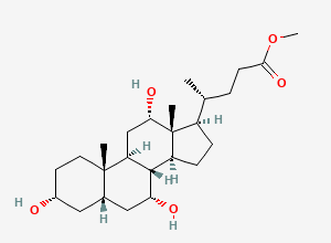 Two-dimensional chemical structure of Methyl cholate