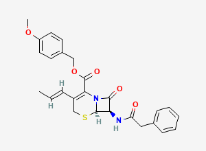 Two-dimensional chemical structure of Cefprozil Impurity 60