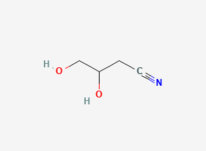 Two-dimensional chemical structure of 3,4-Dihydroxybutanenitrile