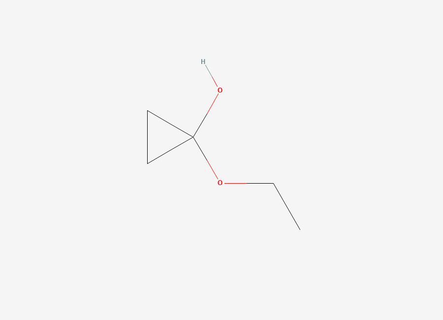 Two-dimensional chemical structure of 1-Ethoxycyclopropanol