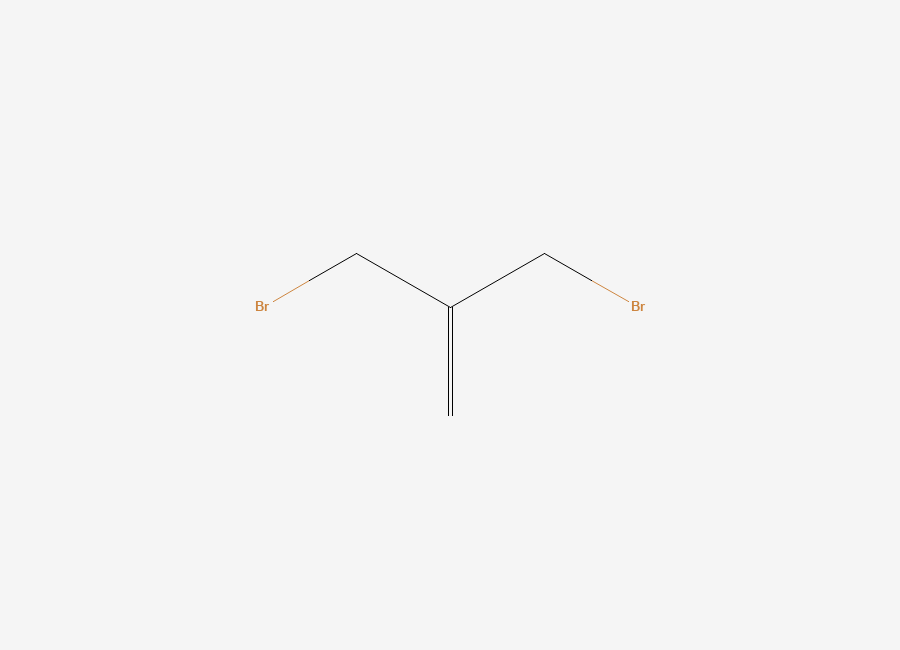 Two-dimensional chemical structure of 3-Bromo-2-(bromomethyl)prop-1-ene
