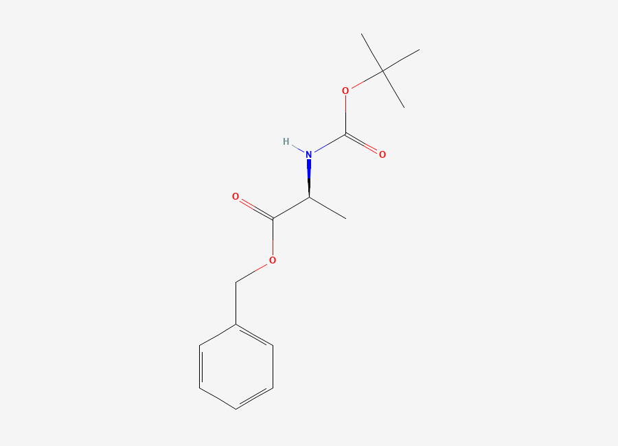 Two-dimensional chemical structure of BOC-L-Alanine benzyl ester