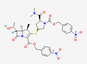 Two-dimensional chemical structure of Protected meropenem