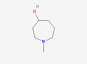 Two-dimensional chemical structure of 1-Methylazepan-4-ol
