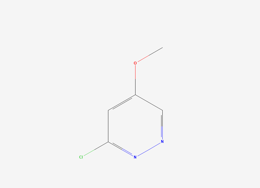 Two-dimensional chemical structure of 3-Chloro-5-methoxypyridazine