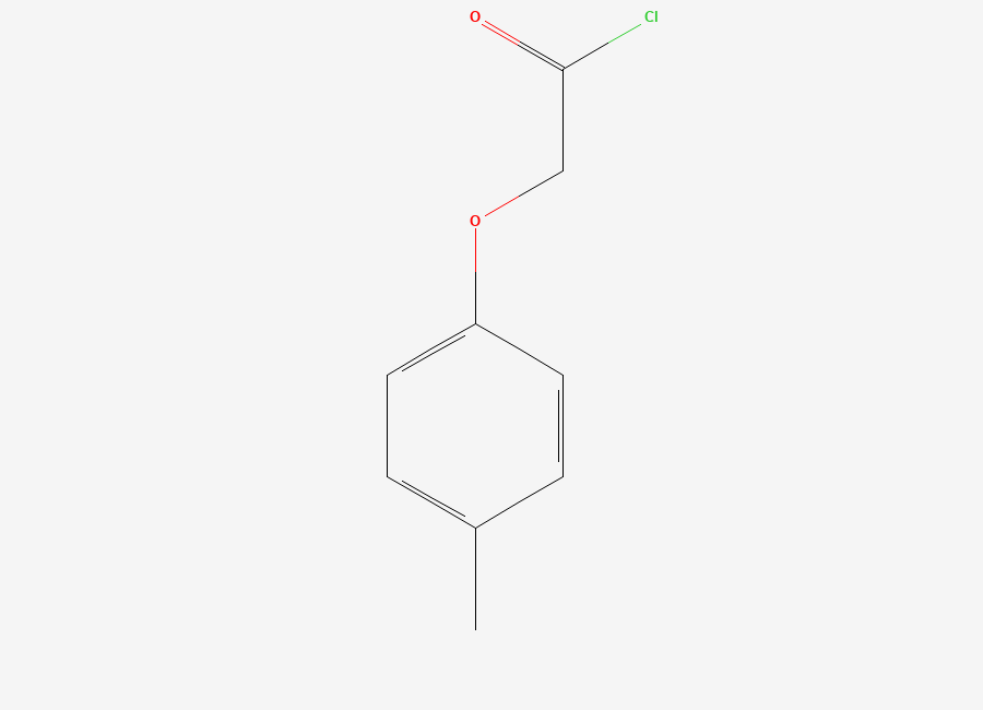 Two-dimensional chemical structure of 2-(4-Methylphenoxy)acetyl chloride
