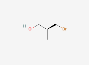 Two-dimensional chemical structure of (S)-(+)-3-Bromo-2-methyl-1-propanol
