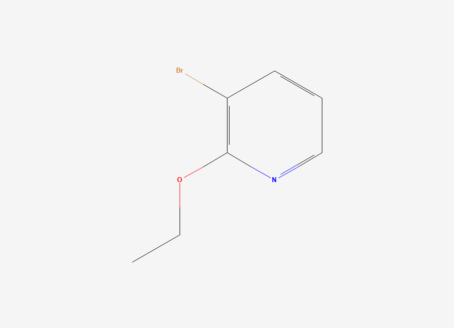 Two-dimensional chemical structure of 3-Bromo-2-ethoxypyridine