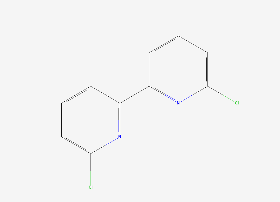 Two-dimensional chemical structure of 6,6'-Dichloro-2,2'-bipyridine