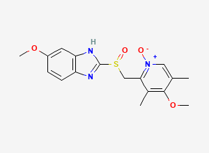 Two-dimensional chemical structure of Omeprazole EP Impurity E, CAS 176219-04-8