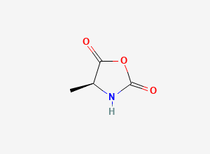 Two-dimensional chemical structure of (S)-4-Methyloxazolidine-2,5-dione