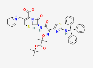 Two-dimensional chemical structure of Ceftazidime Impurity D