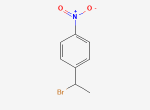 Two-dimensional chemical structure of 1-(1-Bromoethyl)-4-nitrobenzene