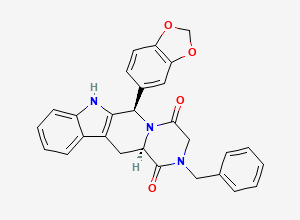 Two-dimensional chemical structure of CHEMBL342459, CAS 691871-71-3