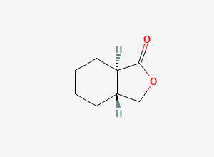 Two-dimensional chemical structure of trans-Hexahydrophthalide