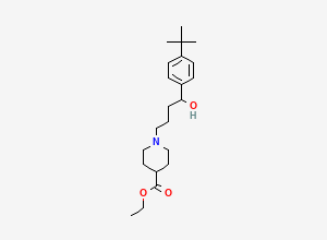 Two-dimensional chemical structure of Terfenadine EP Impurity J, CAS 100499-85-2