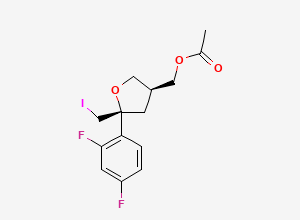 Two-dimensional chemical structure of 8TG7Lxl8FE