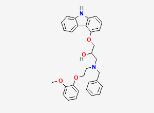 Two-dimensional chemical structure of Carvedilol EP Impurity C /Carvedilol Related Compound C /Carvedilol IP Impurity A, CAS 72955-94-3