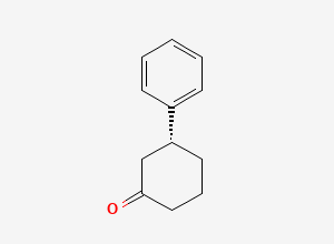 Two-dimensional chemical structure of (R)-3-Phenylcyclohexanone